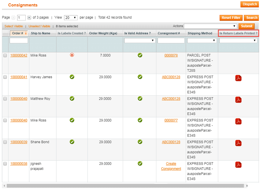 Generate Return labels