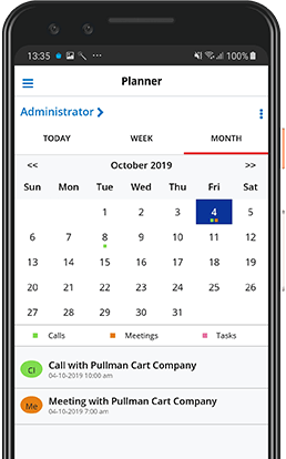 Custom Calendar